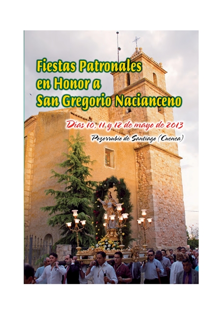 Fiestas patronales en honor a San Gregorio Nacianceno  